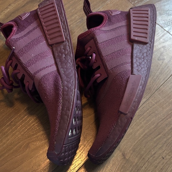 Adidas Primeknit NMD Victory 1 in Crimson Burgundy Athletic Shoes - Picture 3 of 7